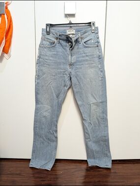 Agolde Classic Light Blue Straight-Leg Jeans